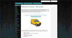 Desktop Screenshot of pakettiauto.info